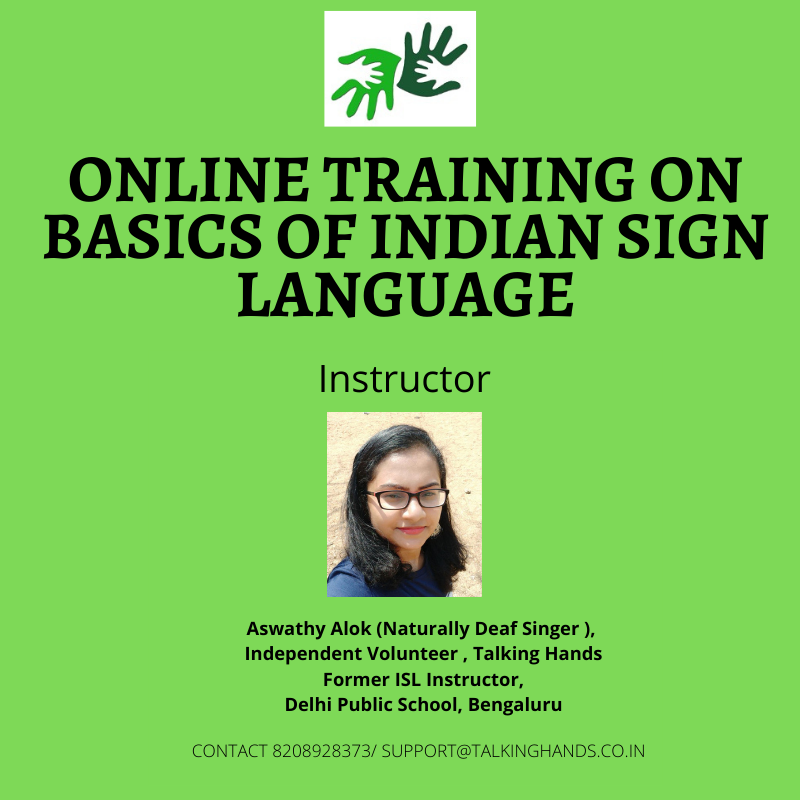 aswathy sign language instructor