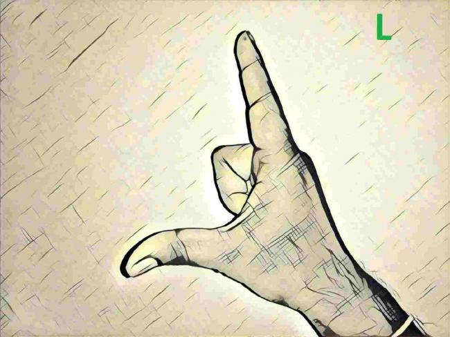 in Indian Sign Language